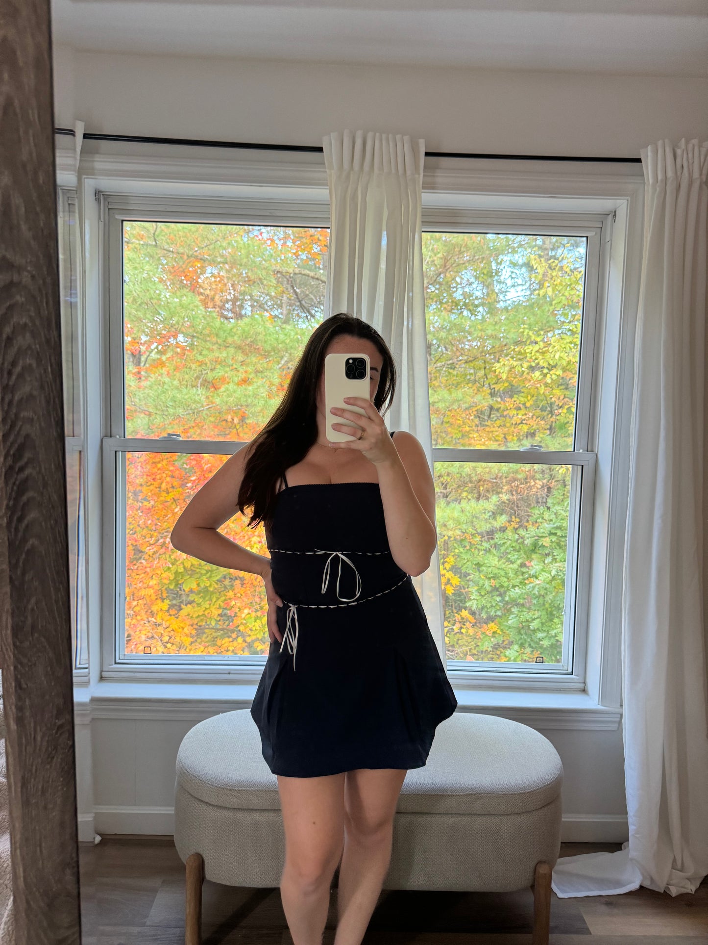 Darcy Lace Trim Skirt
